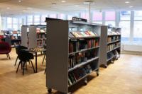 Interiör Husby bibliotek